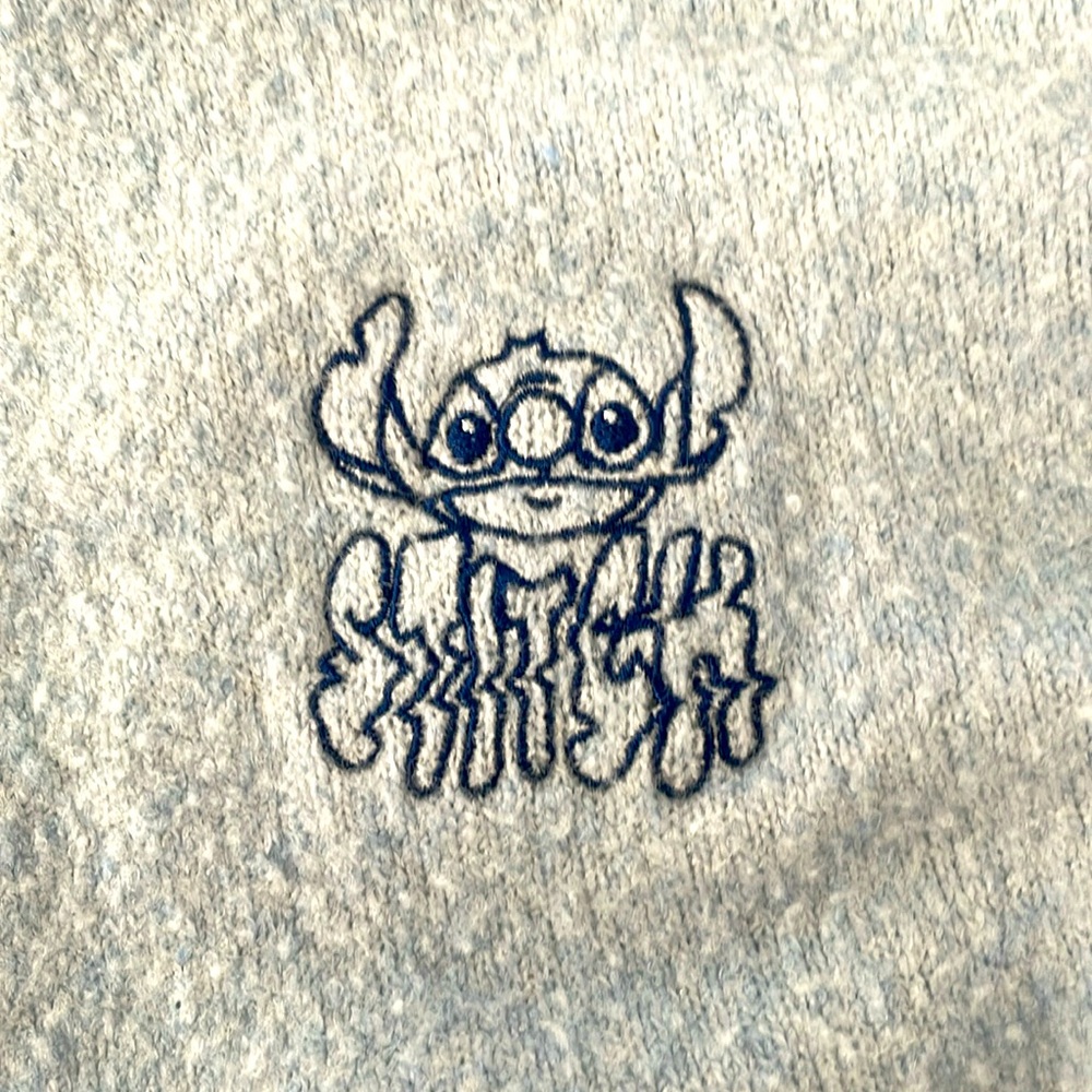 Light blue Disney stitch cardigan XS - Picture 2 of 3